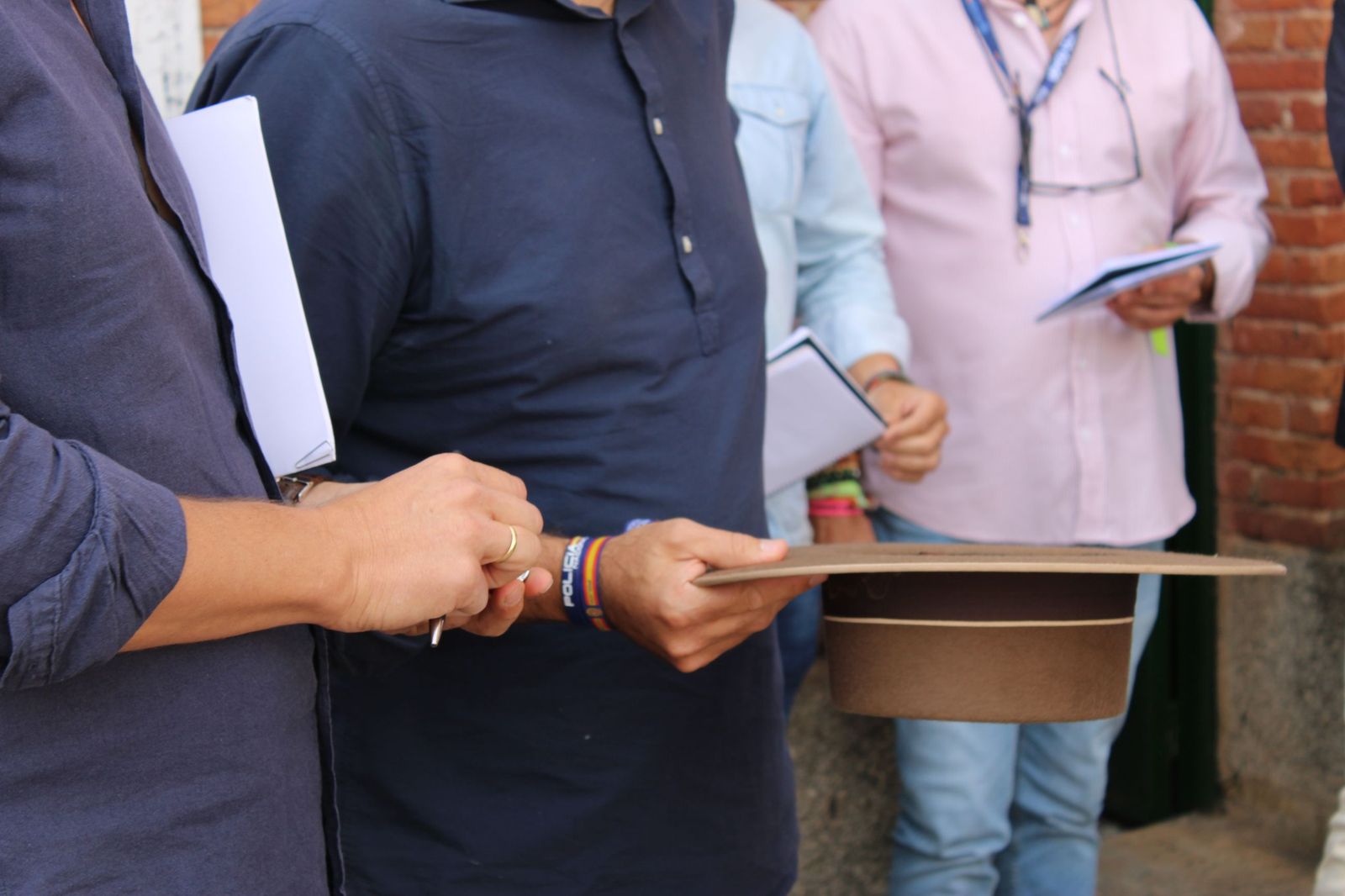 Sorteo de la corrida de Vellosino para Damián Castaño, Diego San Román e Ismael Martín en La Glorieta