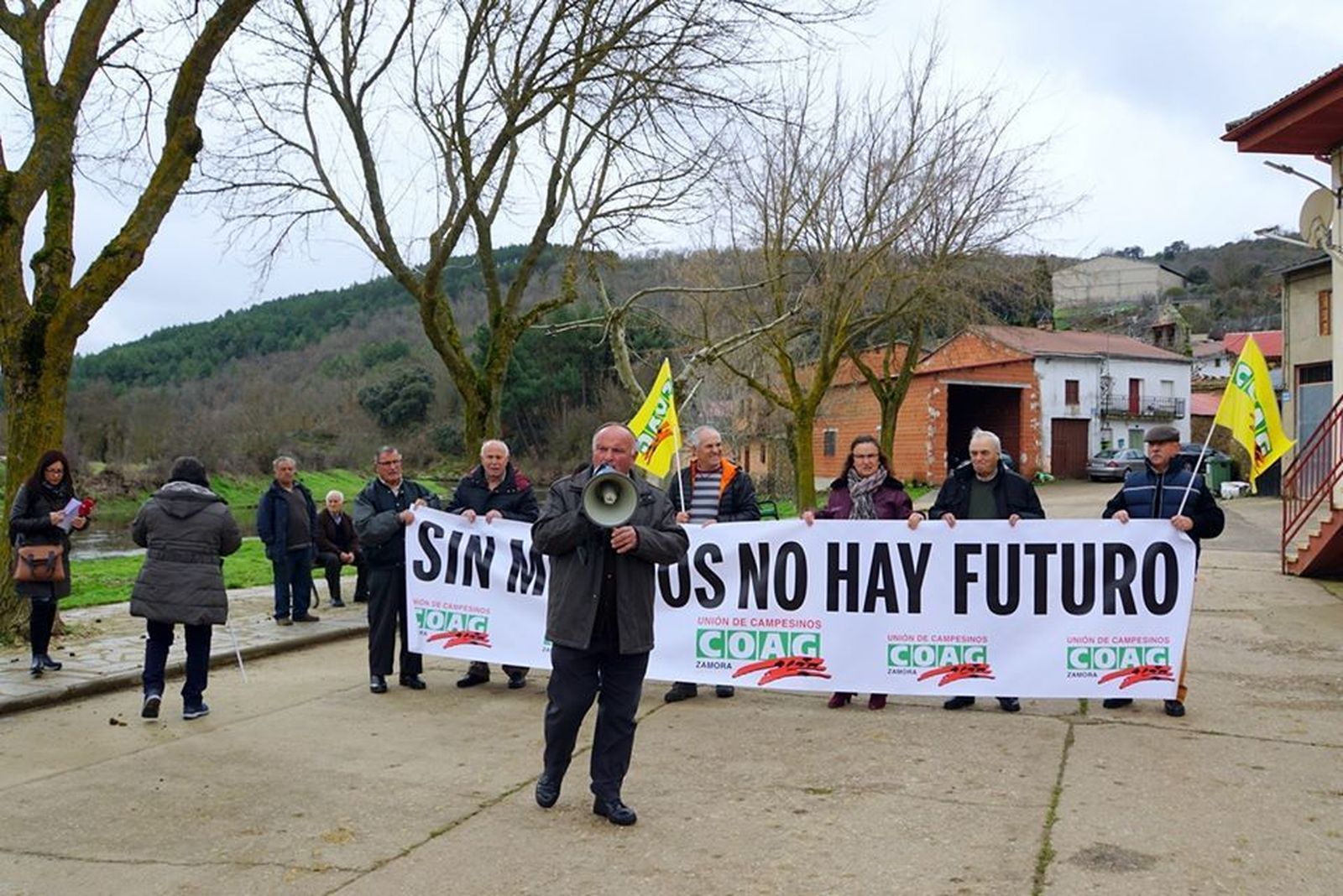 Una manifestación por la sanidad rural. Archivo Una manifestación por la sanidad rural. Archivo