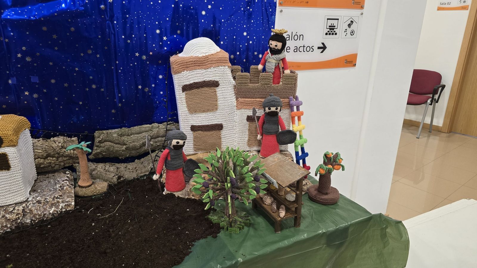 Belén de ganchillo en Victoria Adrados