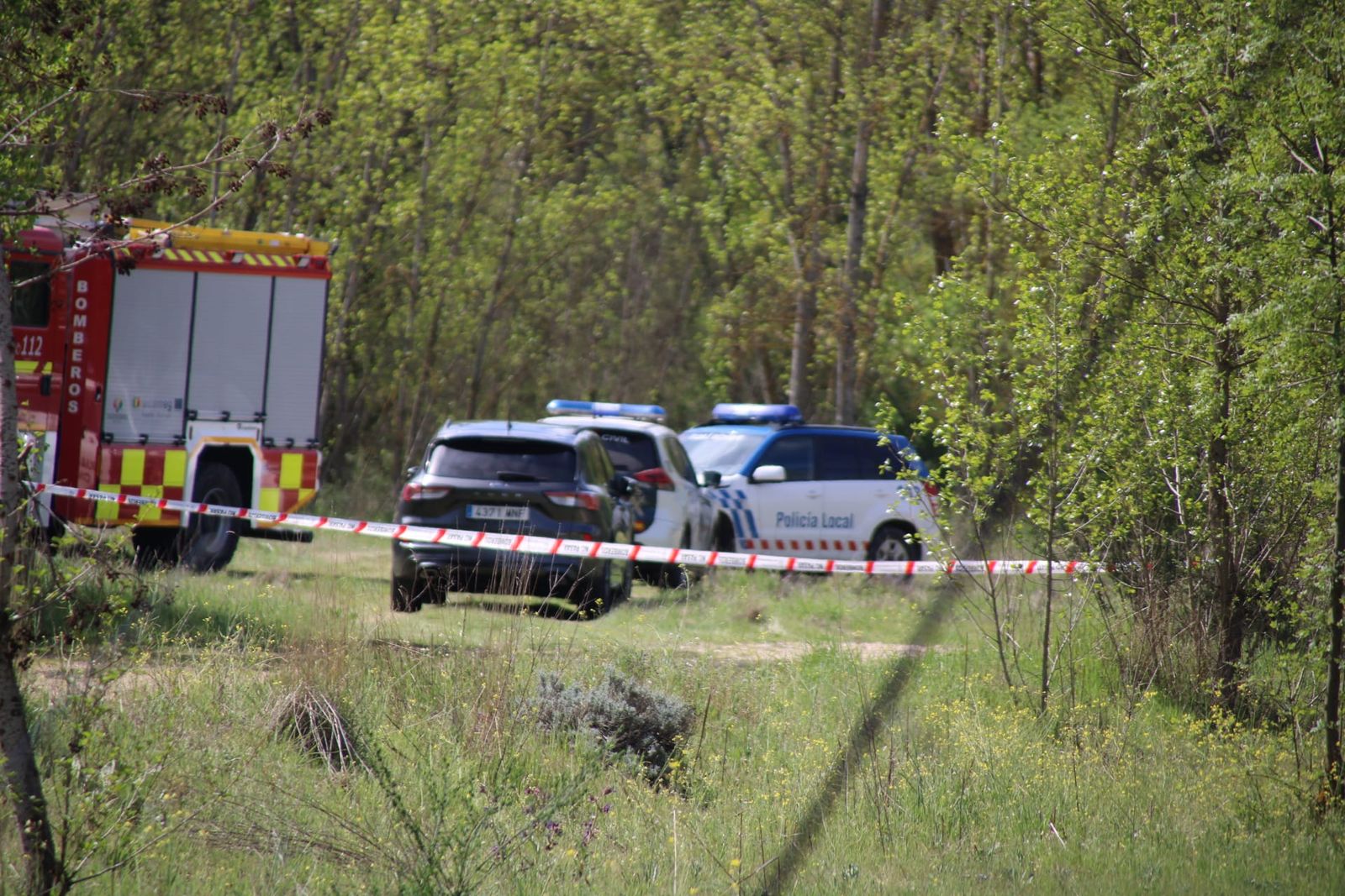 Rescate del cuerpo sin vida en el río Tormes a su paso por Villamayor