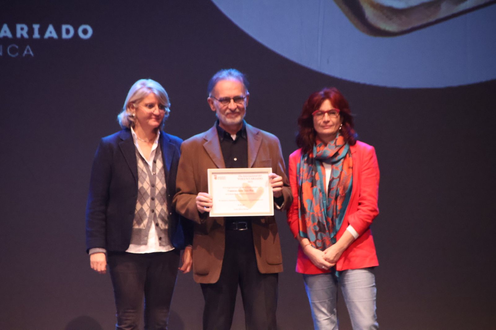 acto de reconocimiento de la labor solidaria con motivo del Día Internacional del Voluntariado