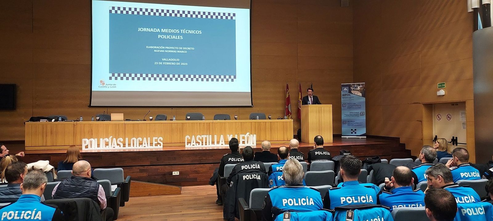 La Junta reúne a policías locales de la Comunidad para debatir materias técnicas en el marco de la modificación normativa de coordinación en Castilla y León