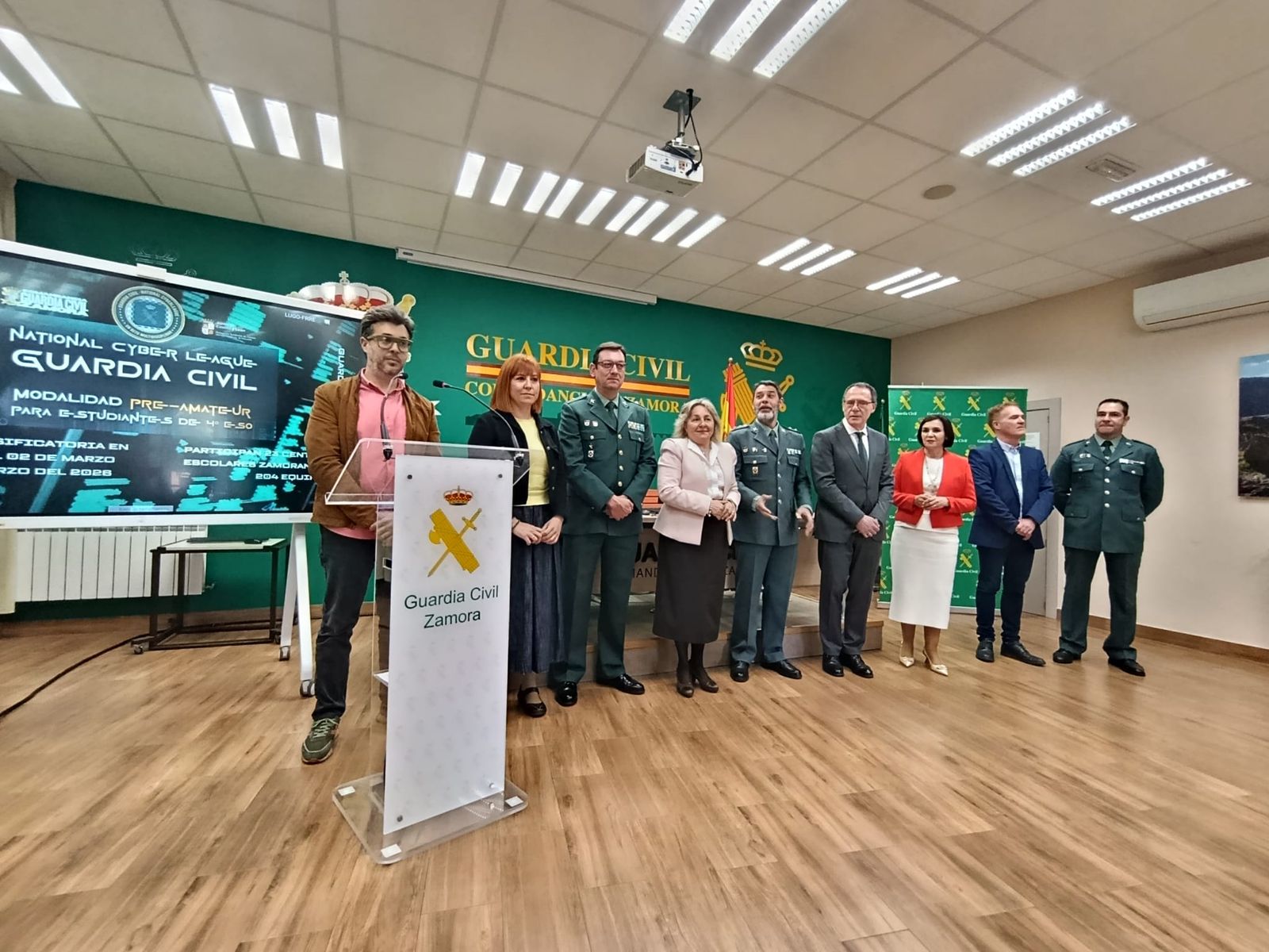GALERÍA | Entrega de diplomas a los clasificados de Zamora en la Ciberliga de la Guardia Civil