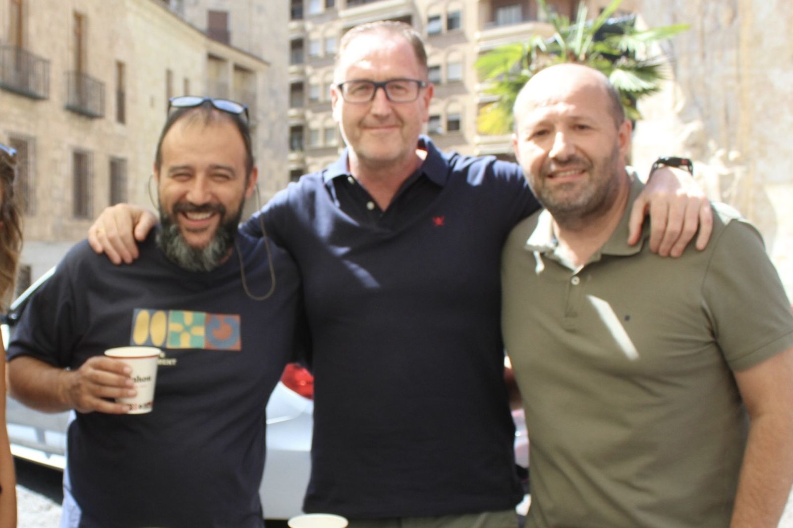 Ambiente en la Feria de Día en el mediodía de este