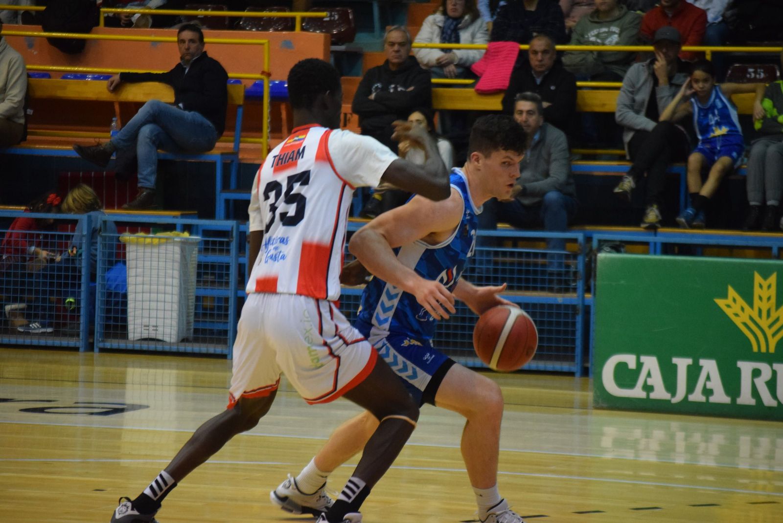 Kevin Buckingham durante el encuentro frente a Algeciras
