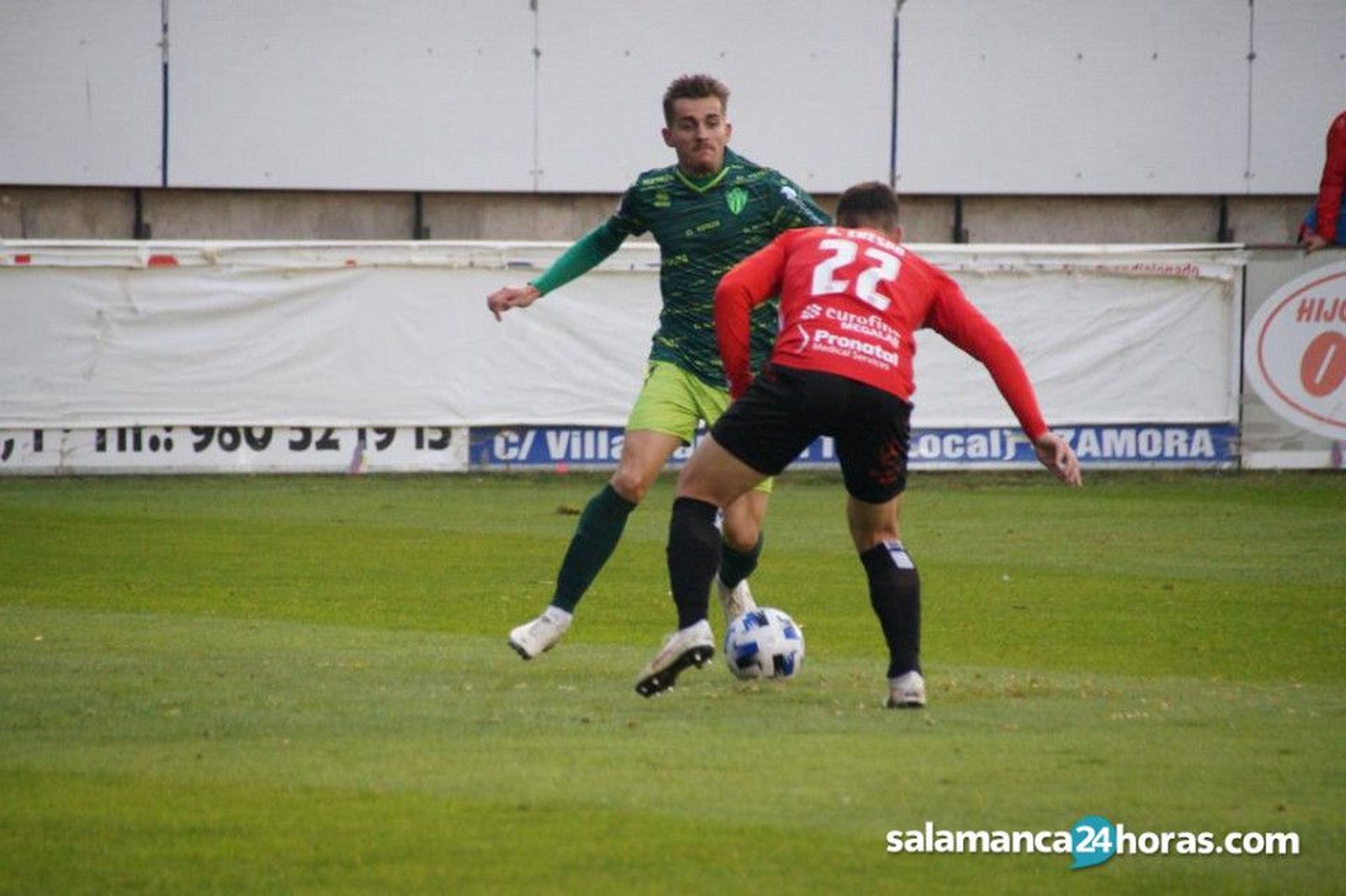 Pozo, en el duelo ante el Zamora.