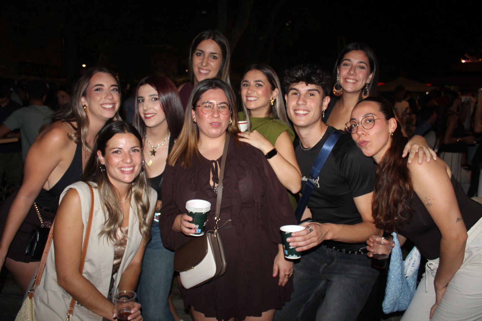 Ambiente en la Feria de Día en la tarde de este sábado