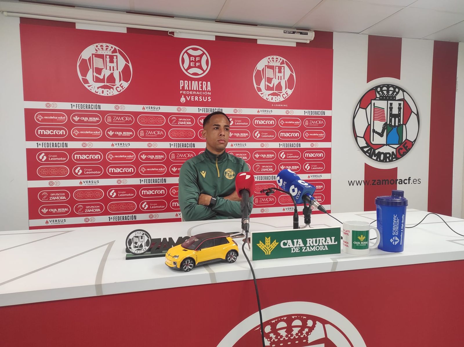 Ismael Athuman jugador Zamora CF previa Osasuna B