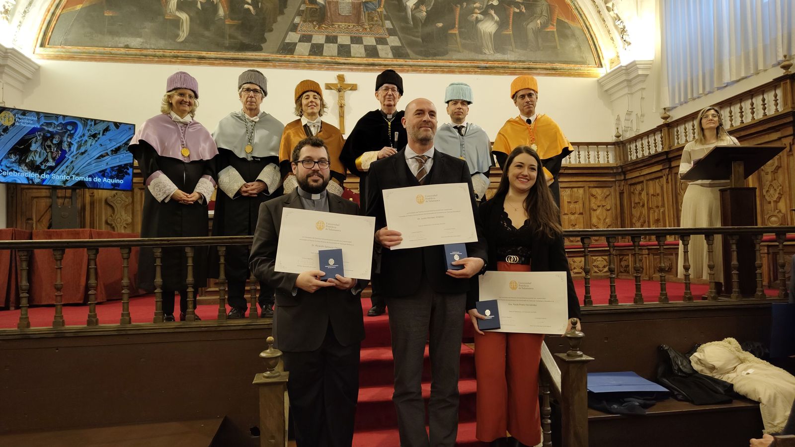 Festividad de Santo Tomás de Aquino en la Universidad Pontificia de Salamanca. Fotos: Míkel Antúnez
