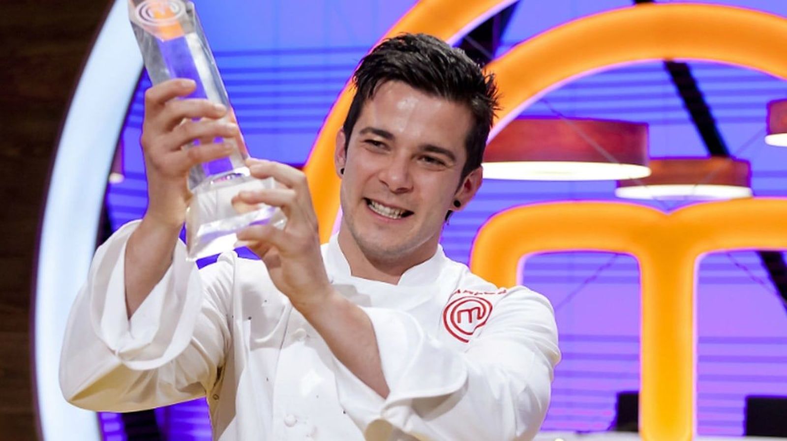 El chef Carlos Maldonado, cuando ganó MasterChef