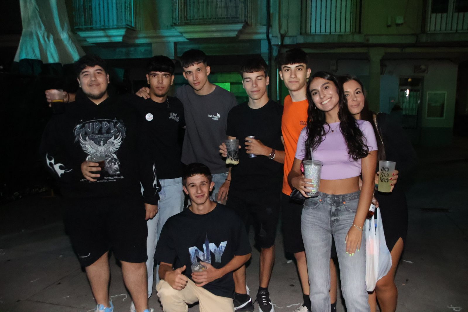 Panorama en la plaza Mayor de Guijuelo
