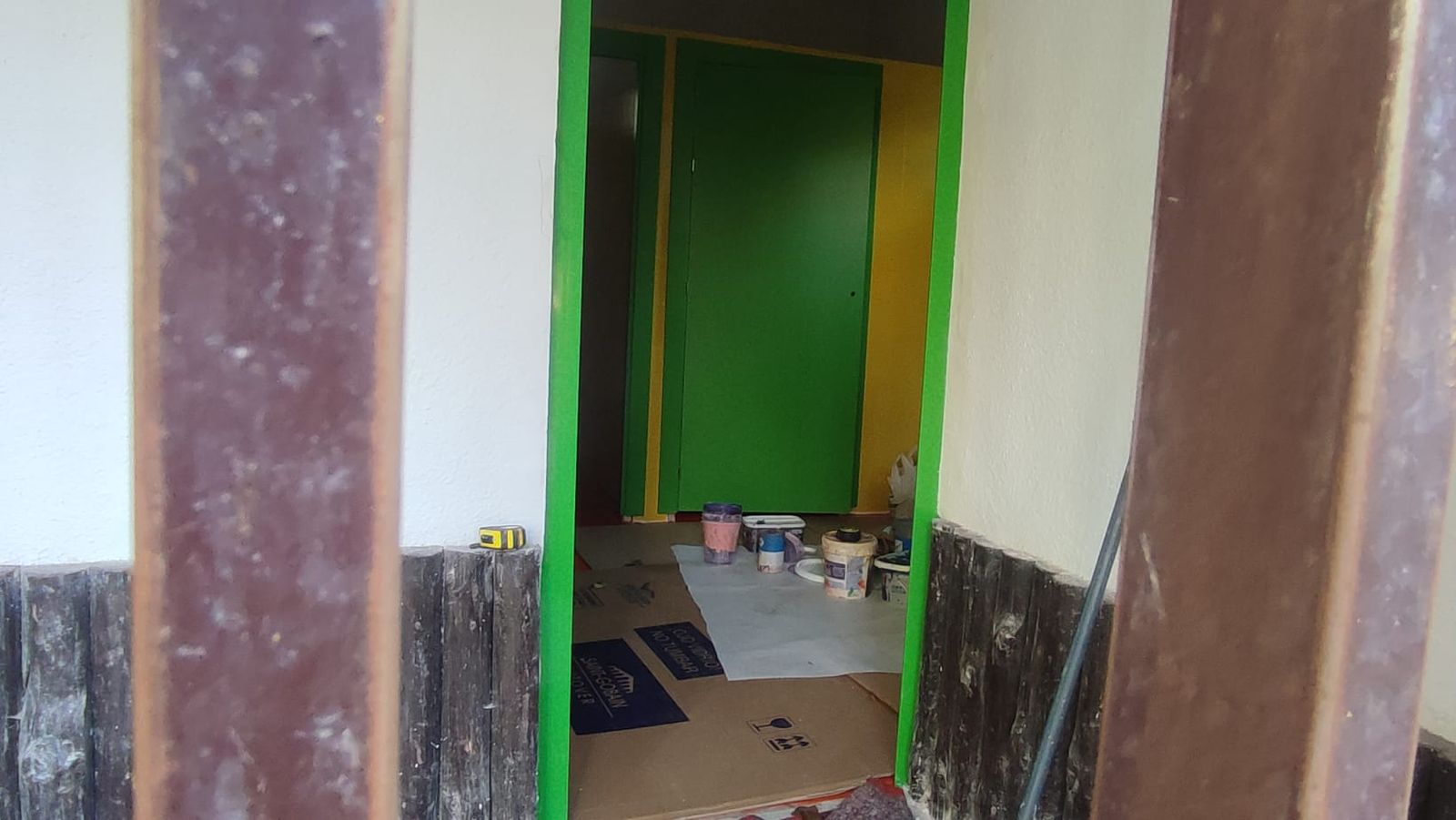 Obras en los baños de Valorio