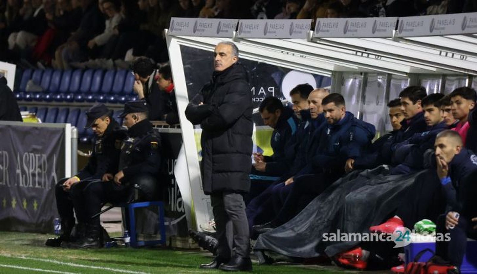 Pablo López, durante el Unionistas - Ourense CF | FOTO SALAMANCA24HORAS.COM Pablo López, durante el Unionistas - Ourense CF | FOTO SALAMANCA24HORAS.COM