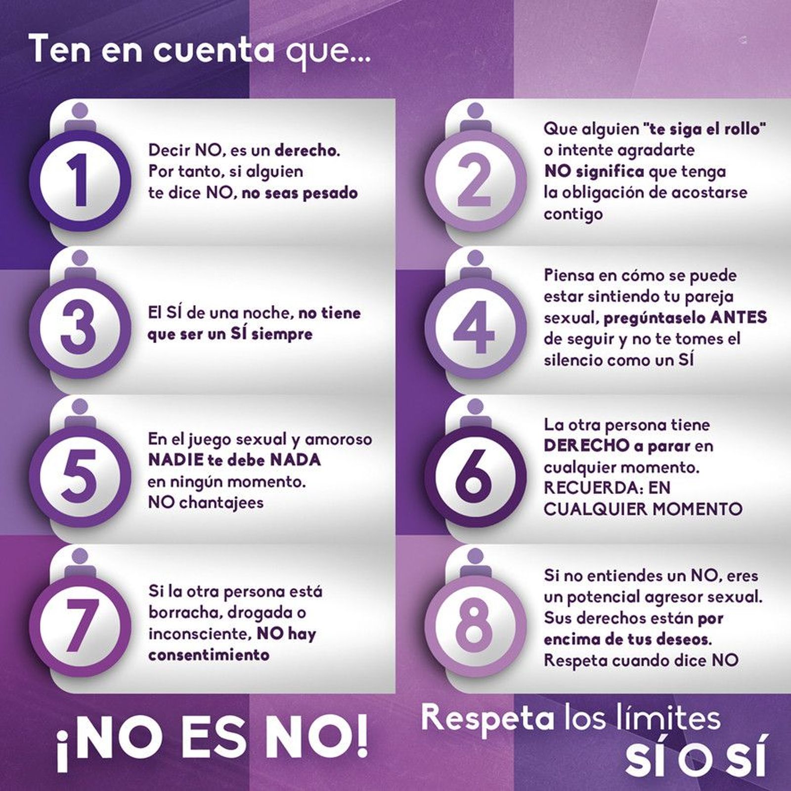 Cartel 3 no es no