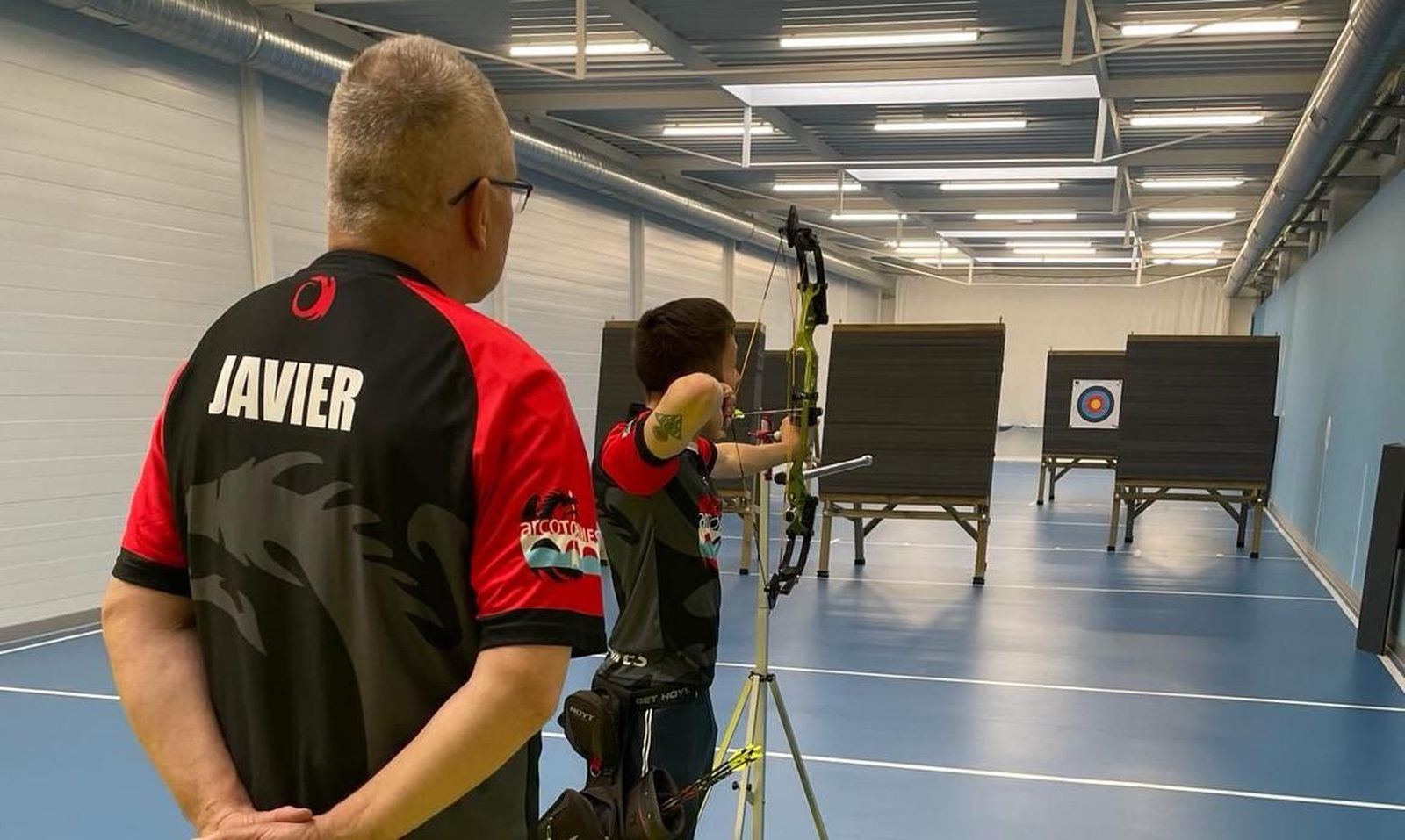 Daniel Martín Anaya en el Polideportivo Lazarillo de Tormes