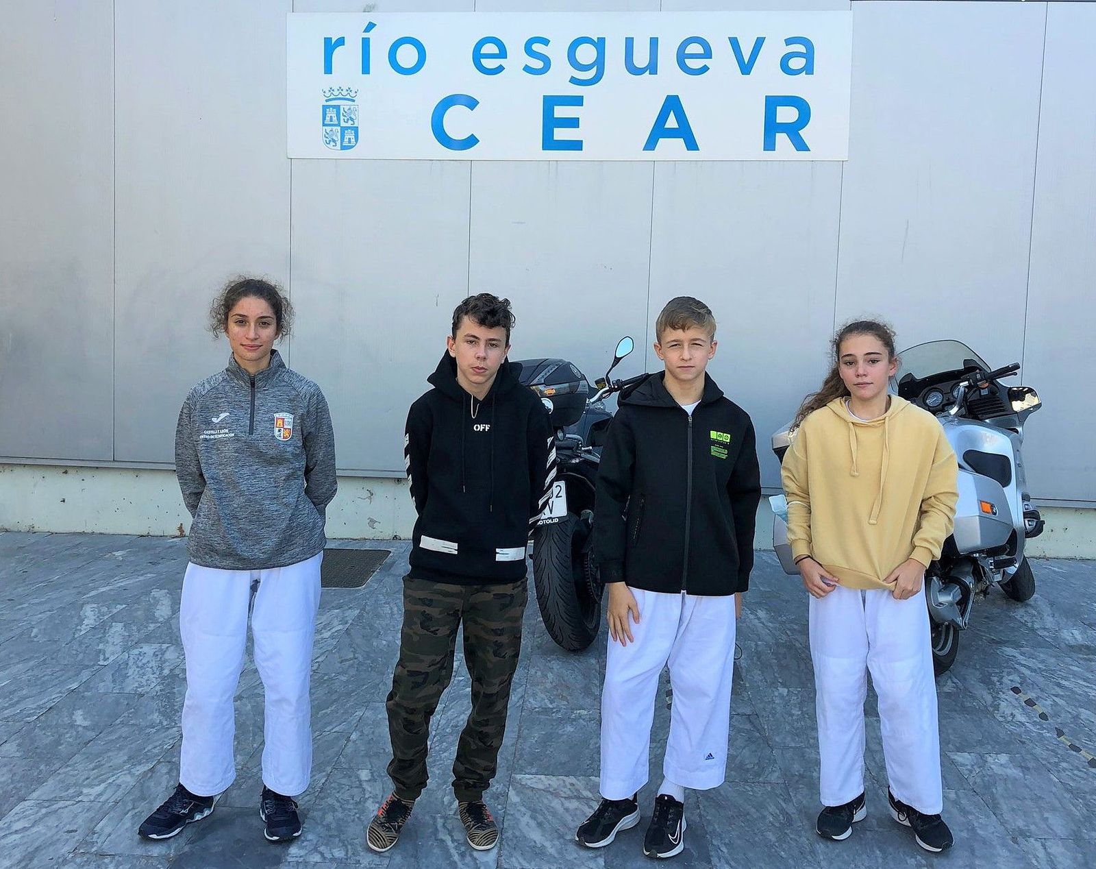 Representantes del Club Judo Morales