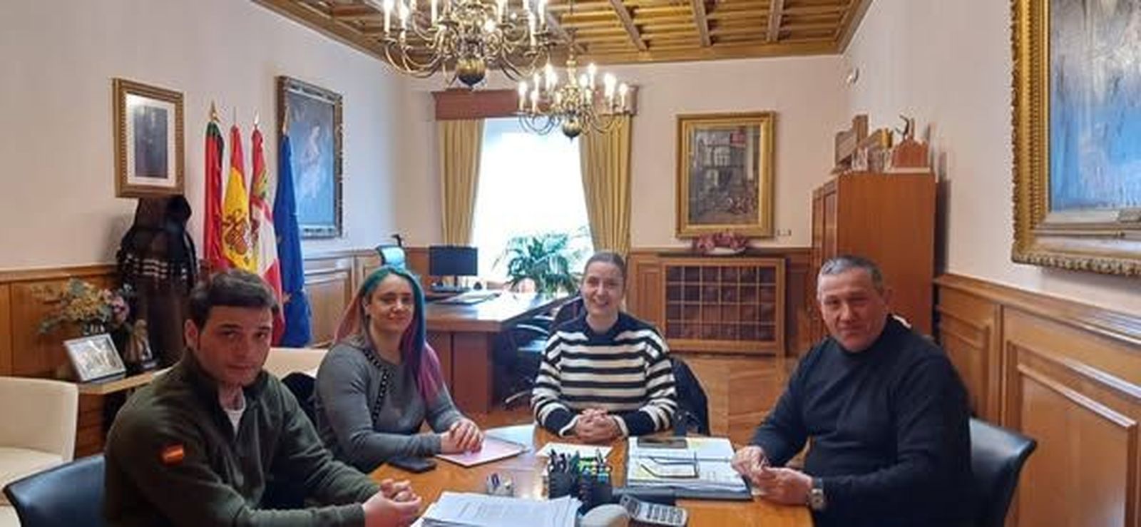 Diputación de Zamora reunida con representantes Urraca Games.