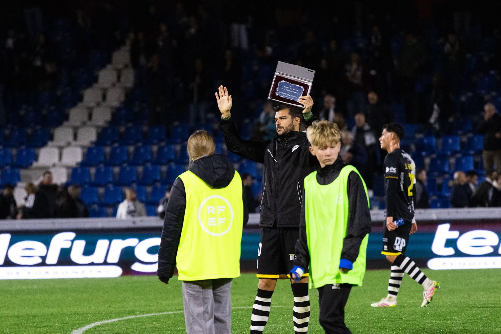 Partido entre Unionistas y Pontevedra en el Reina Sofía