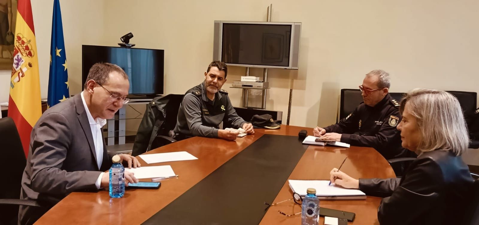 Un instante de la reuinón