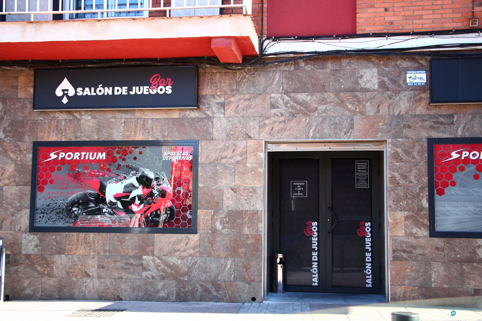 Casa de apuestas. Foto de archivo