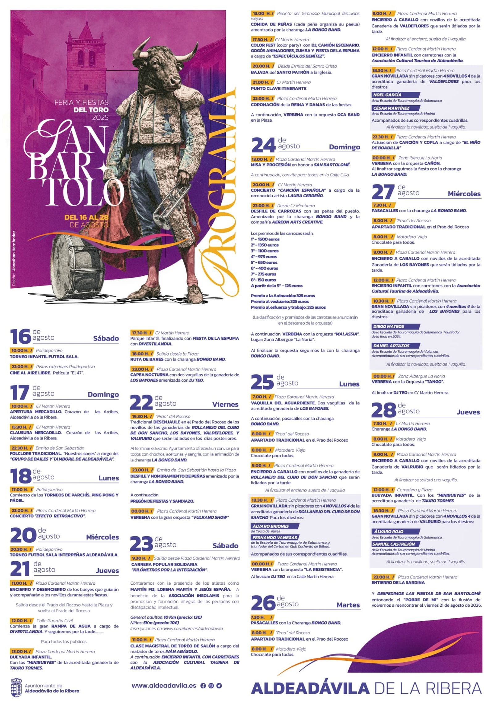 Programa Aldeadávila de la Ribera 2025