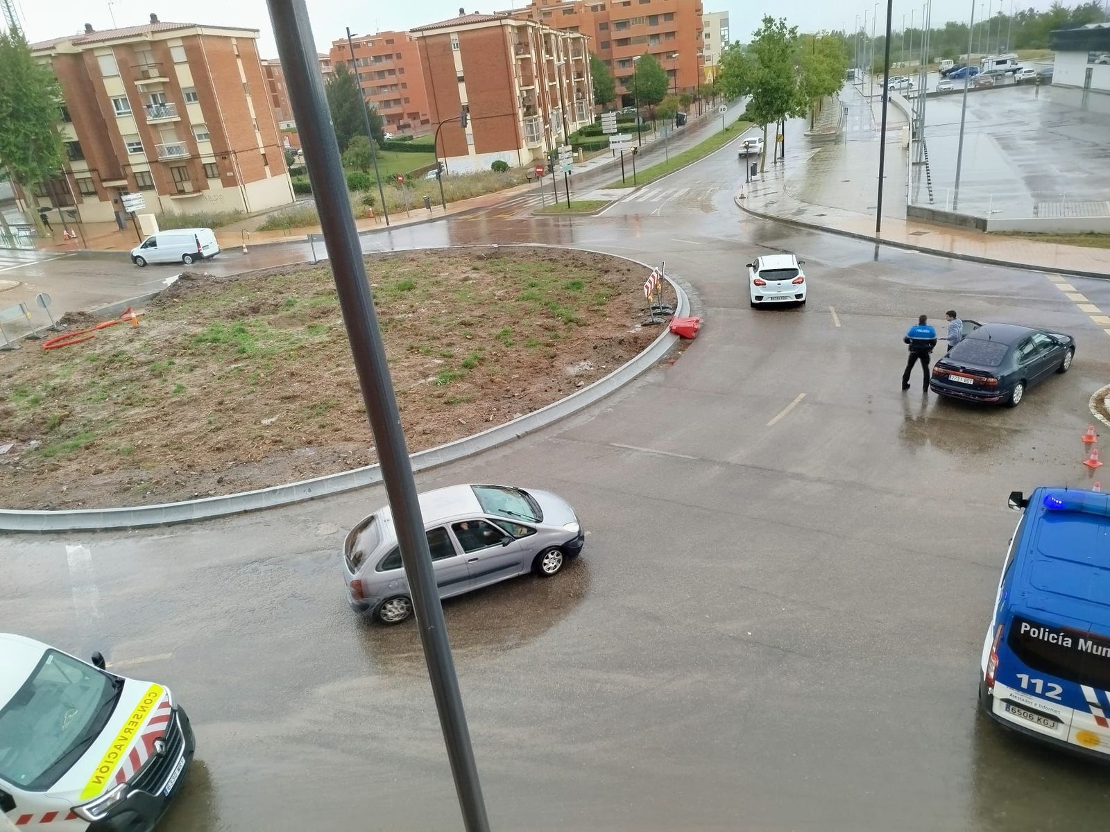 La lluvia causa estragos en Zamora: varias zonas inundadas.