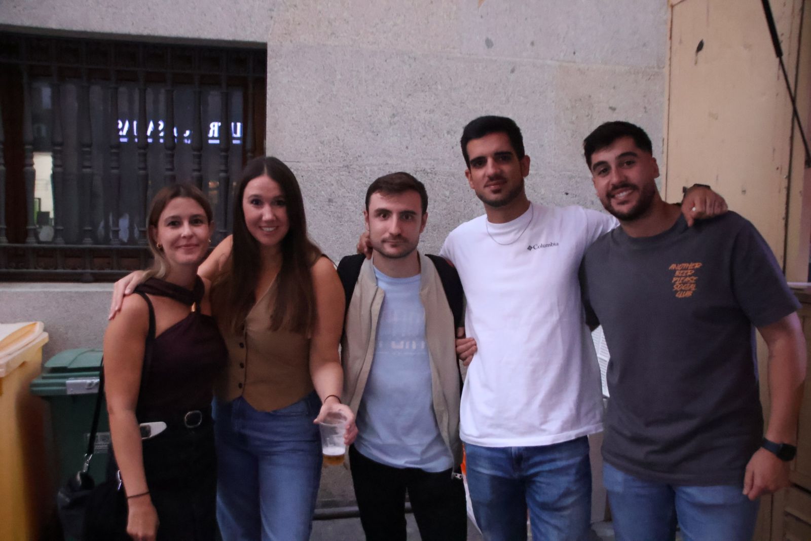 Ambiente de las casetas el  jueves por la tarde noche