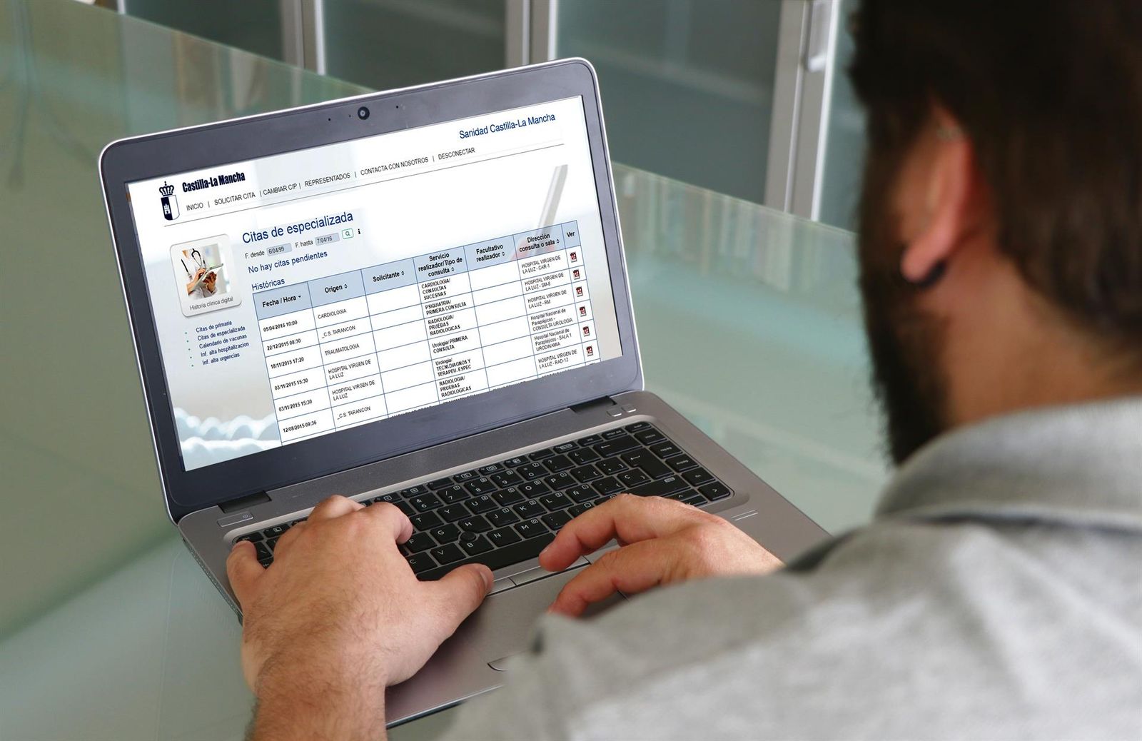 La nueva versión de Mi Carpeta ciudadana permitirá consultar la terjeta sanitaria y el pasaporte   JCCM   Archivo