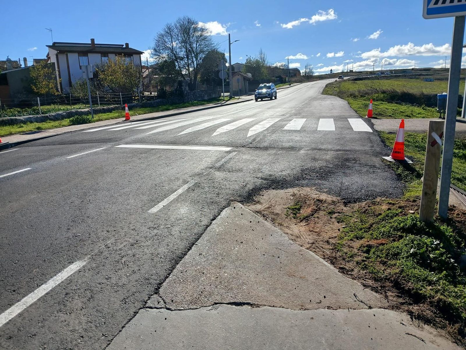 Imagen de la actuación en la zona