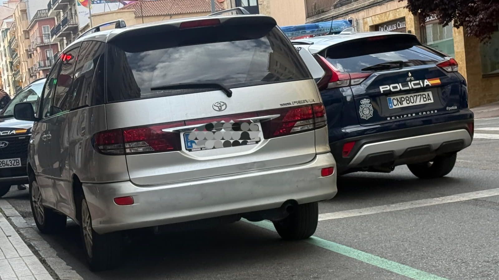 Policía Nacional de Salamanca en un establecimiento de la avenida Italia por una pelea