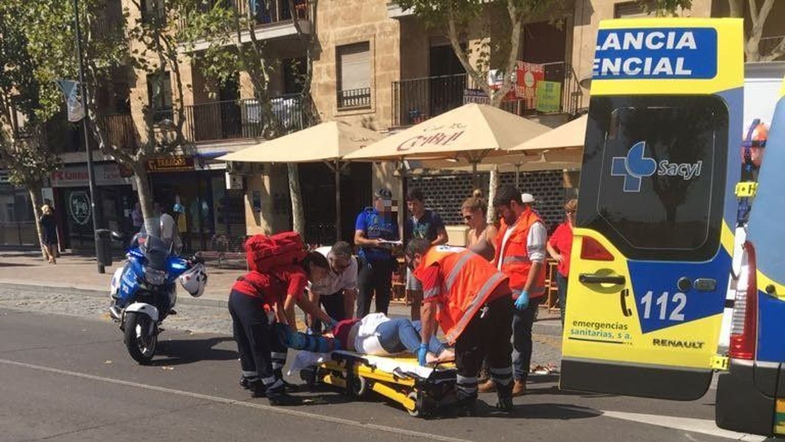 Atropello en la avenida Reyes de España