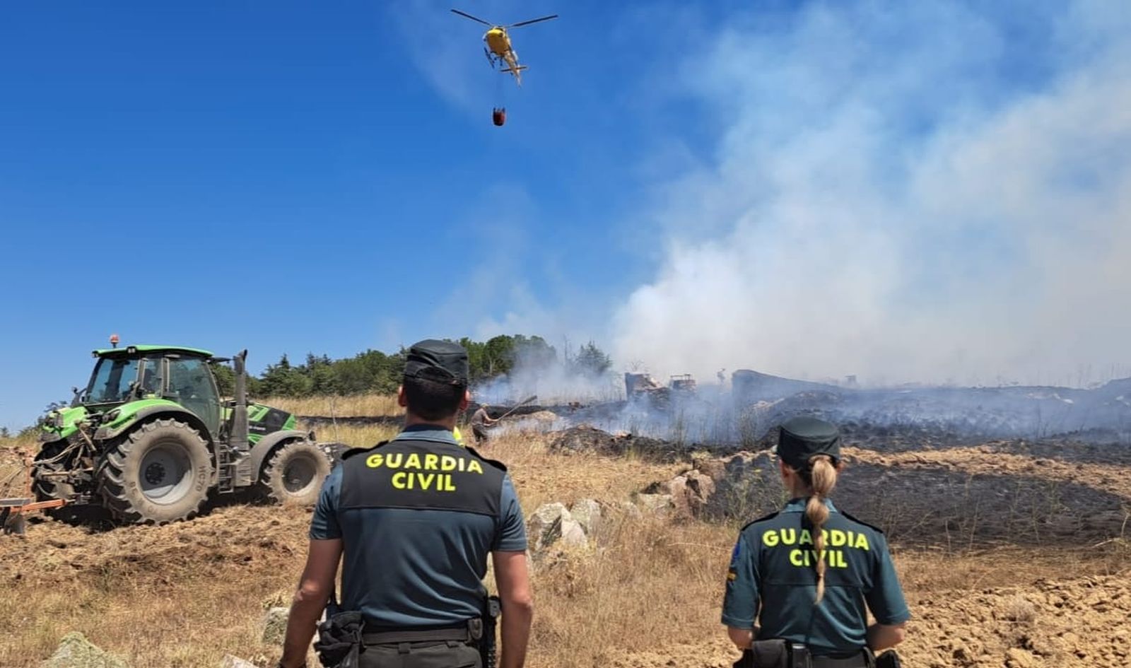 Incendio en Morales del Vino Incendio en Morales del Vino