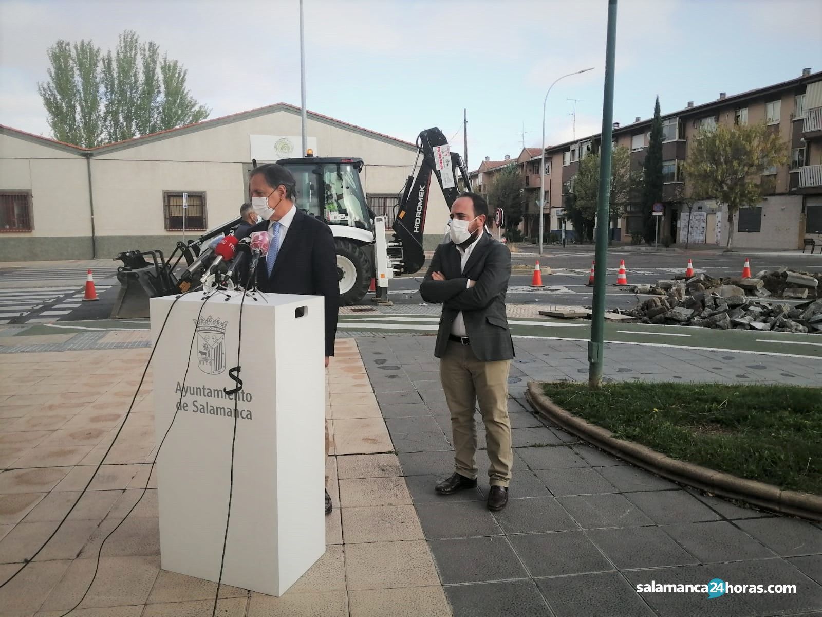 Carlos García Carbayo y Daniel Llanos