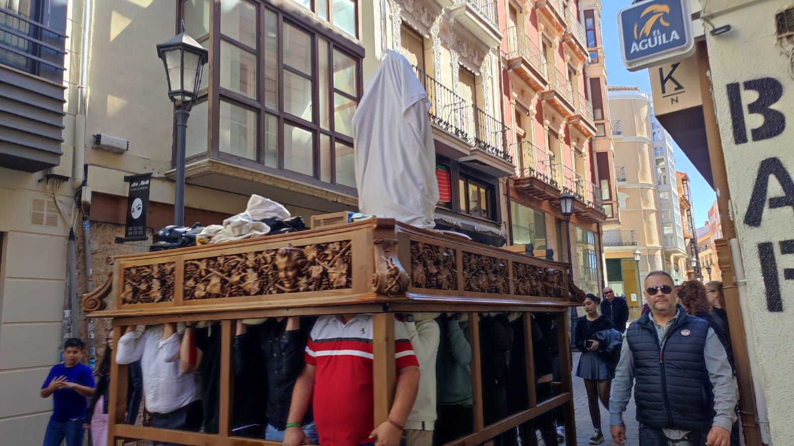 Traslado del Ecce Homo y la mesa del Nazareno