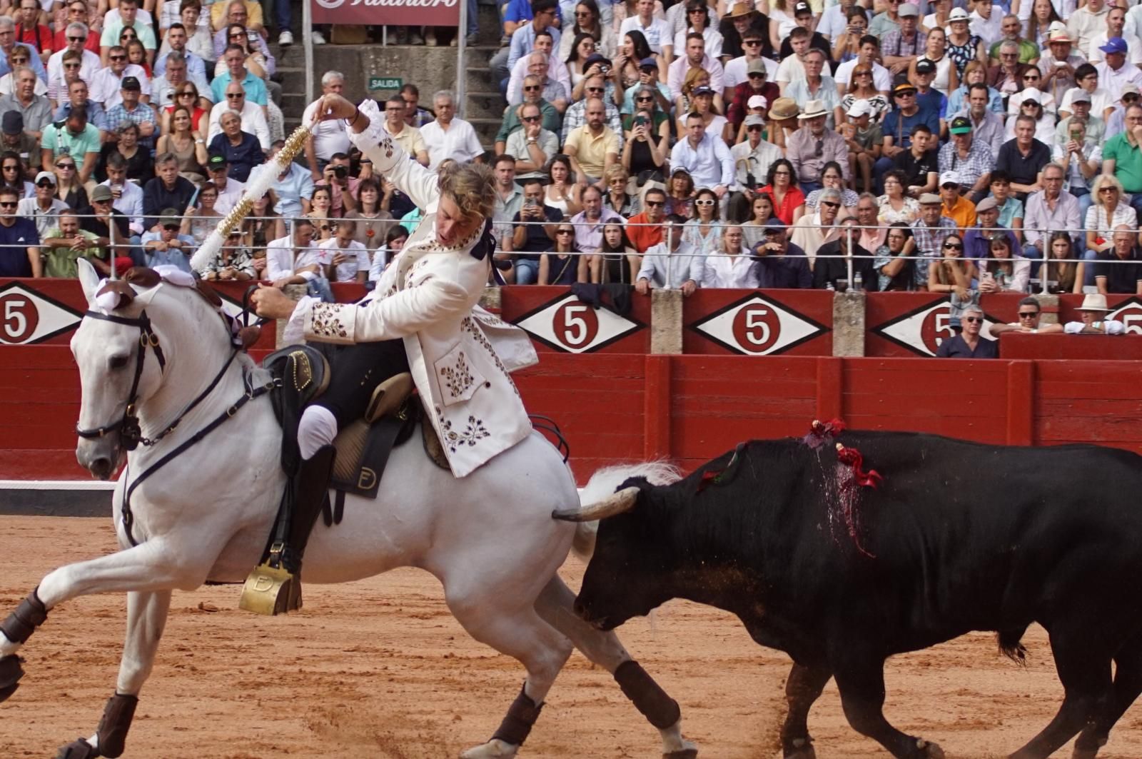 Exhibición de rejoneo en La Glorieta a cargo de Diego Ventura, Rui Fernandes y Sergio Galán