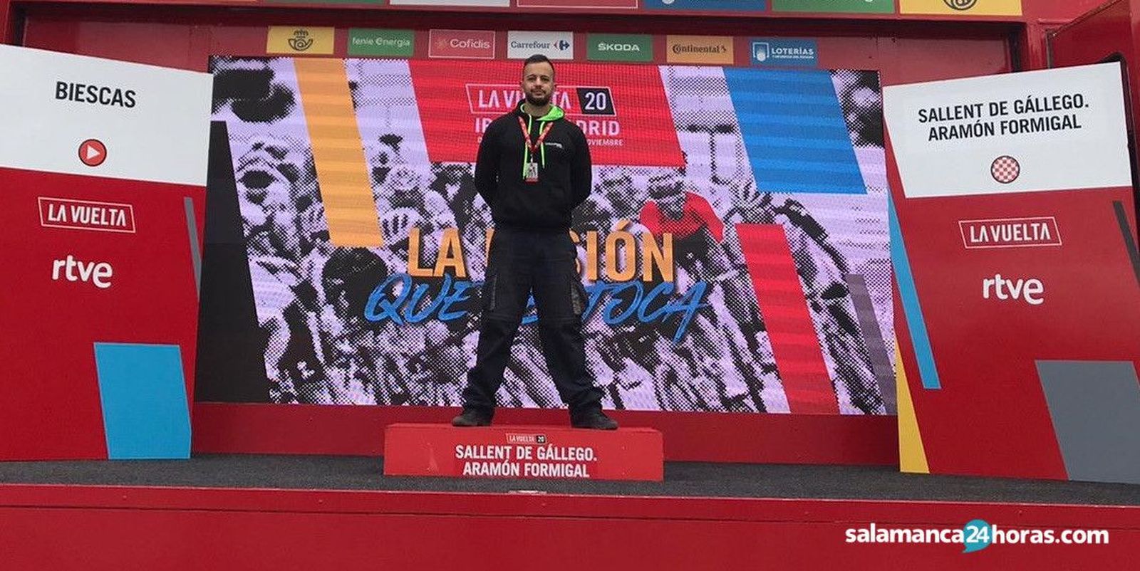 Víctor Sánchez en La Vuelta