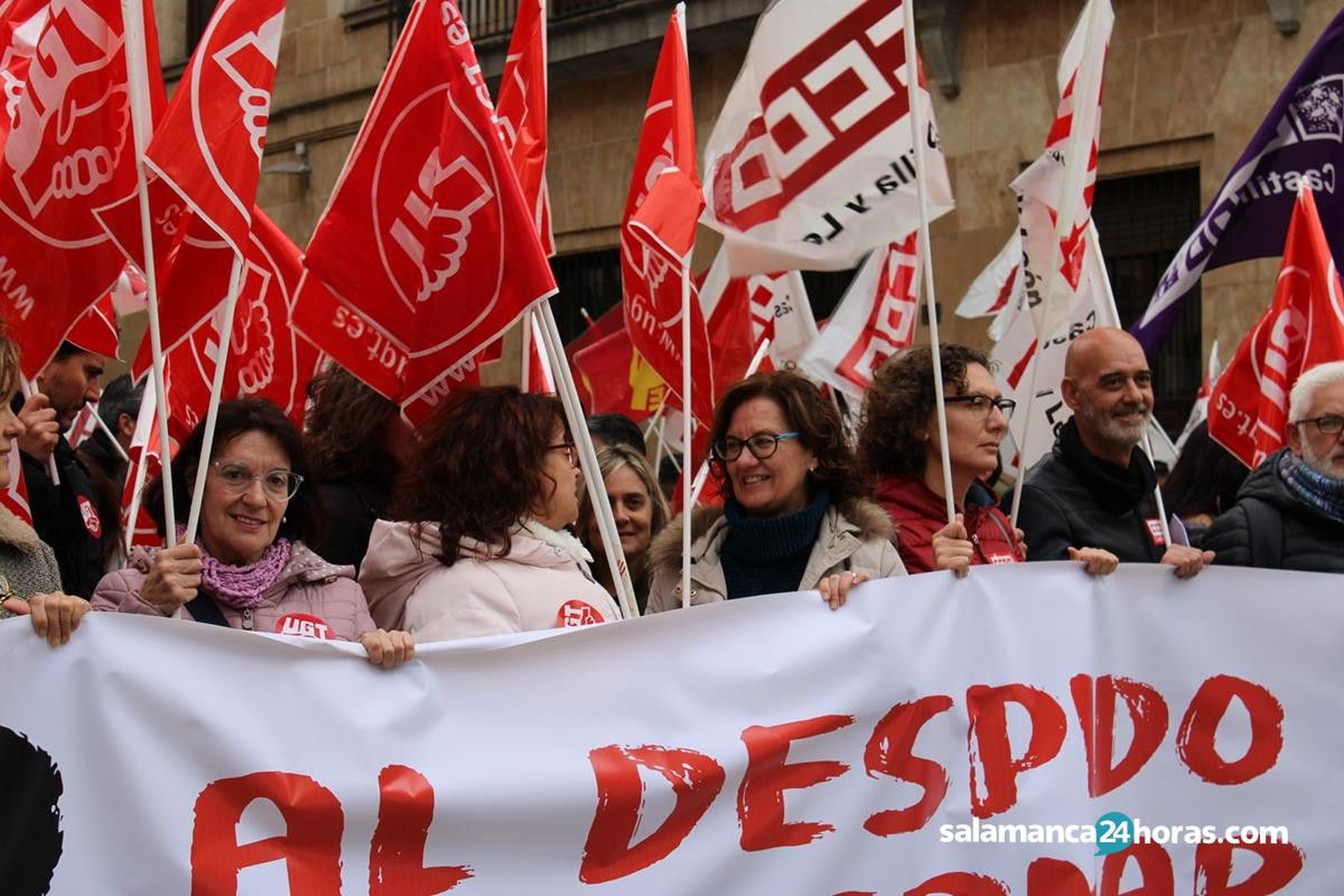 Concentración de sindicatos por despido por baja laboral (4)