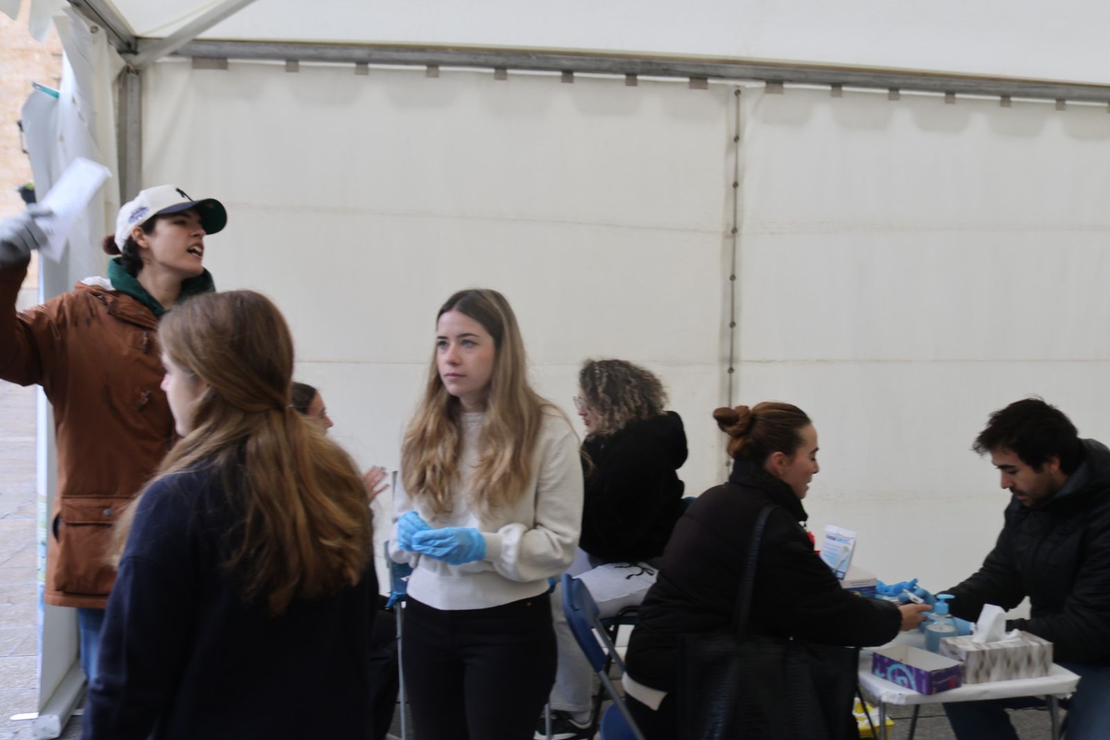 Carpa informativa pruebas de Glucemia en Los Bandos