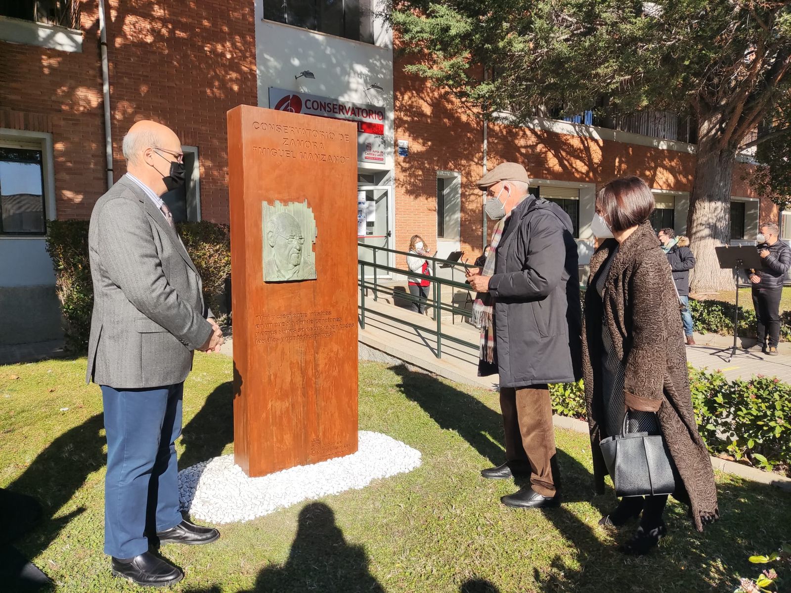 Homenaje a Miguel Manzano en el conservatorio de Zamora