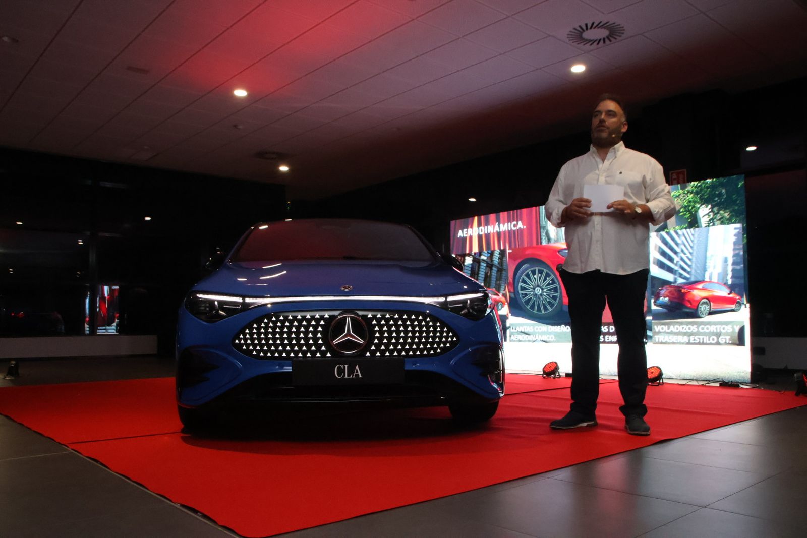 Presentación del nuevo Mercedes CLA 100% eléctrico en Adarsa Salamanca