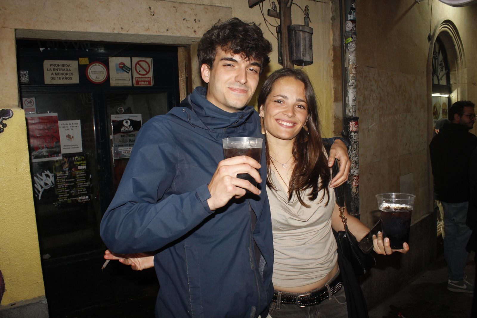 Salamanca de noche, jueves 30 de abril