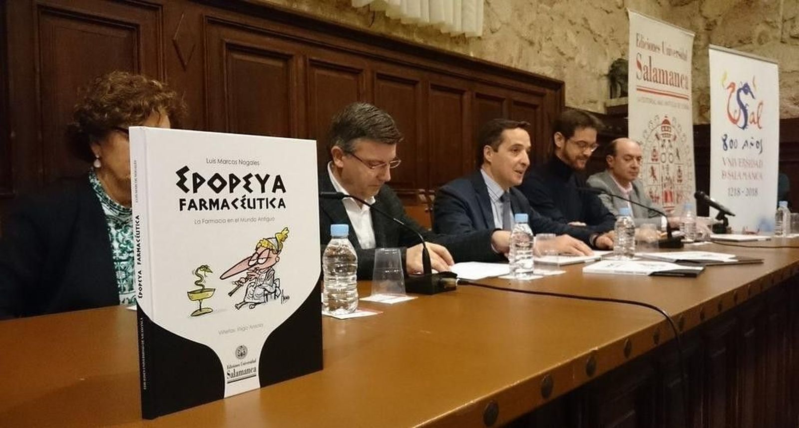 Un libro recorre los hitos de la Medicina y de la Farmacia a través de viñetas ilustradas