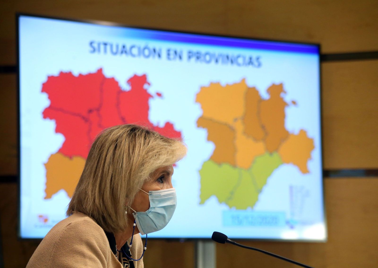 Verónica Casado en rueda de prensa | Foto: ICAL