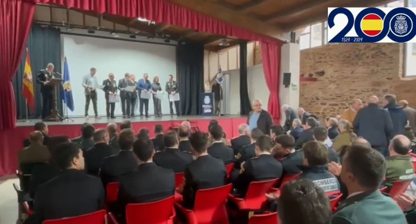 Un instante del acto