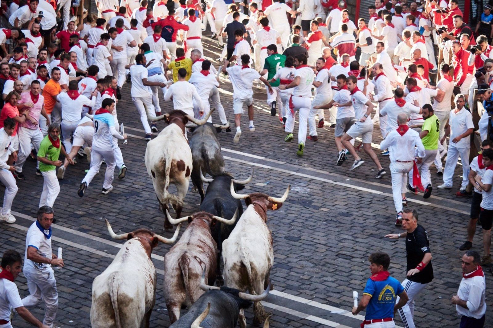 Tercer encierro de las fiestas de San Fermín 2022. EP Archivo Tercer encierro de las fiestas de San Fermín 2022. EP Archivo