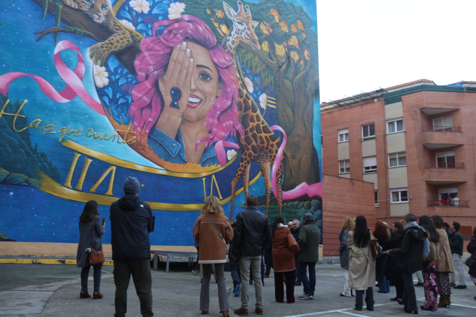 Inauguración mural "Haz que cuente" en Santa Marta