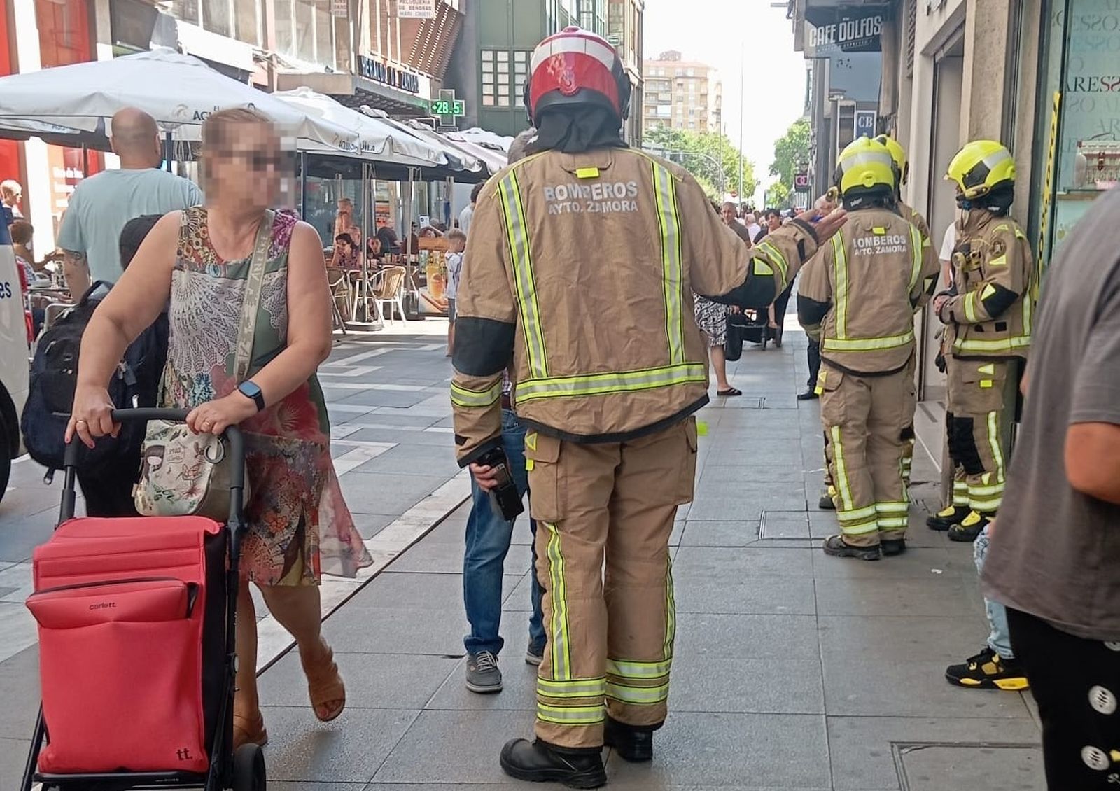 Imagen de los medios en la zona