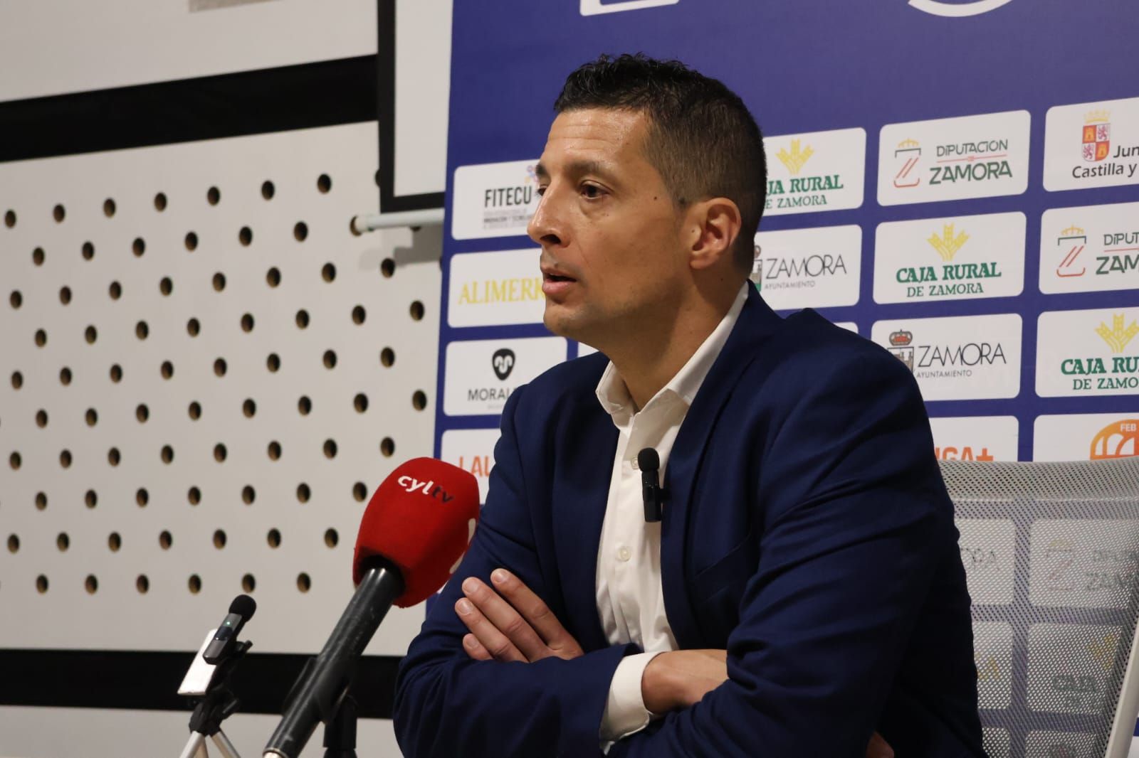 Saulo Hernández, en rueda de prensa este sábado