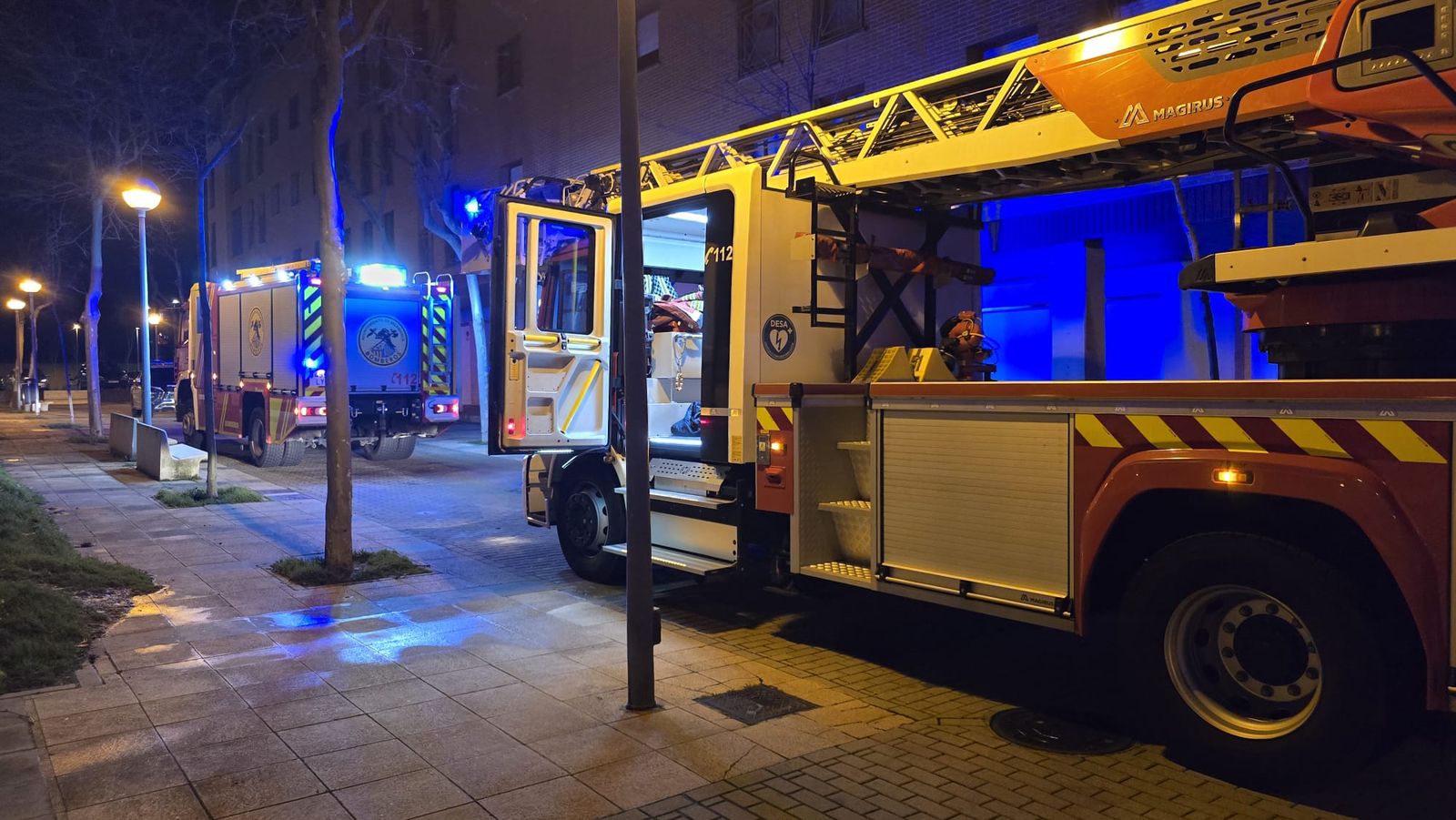 Los bomberos de Salamanca se movilizan a la calle Rodasviejas