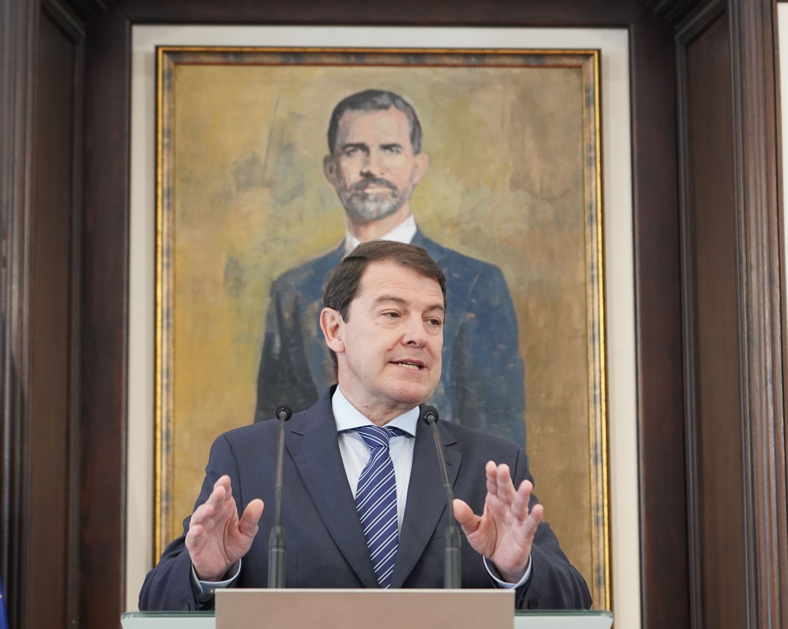 Alfonso Fernández, presidente de la Junta